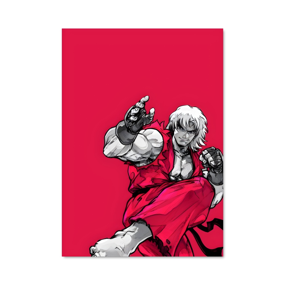 Poster Ken : L'Art du Combat – affiche Street Fighter